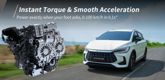Instant Torque BYD M6 DM